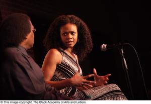 [Kimberly Elise chats with Curtis King]