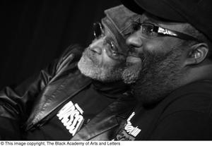 [Photograph of Melvin Van Peebles and another man]