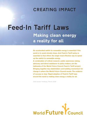 Primary view of object titled 'Creating Impact - Feed-In Tariff Laws: Making clean energy a reality for all'.