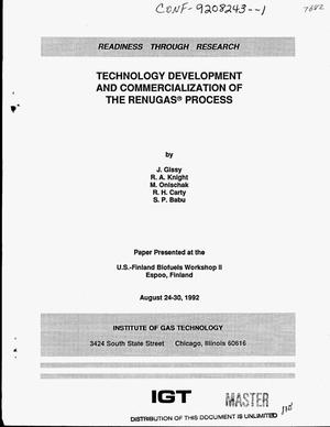 Technology development and commercialization of the RENUGAS{reg_sign} process