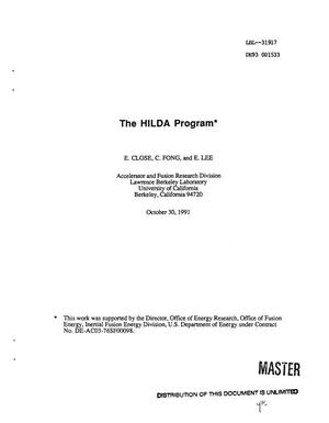The HILDA program