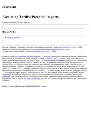 Escalating Tariffs: Potential Impacts