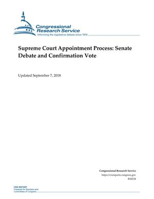 Supreme Court Appointment Process: Senate Debate and Confirmation Vote