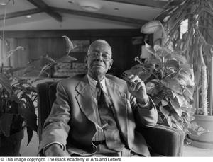 [Photograph of Arthur A. Braswell in his home #3]