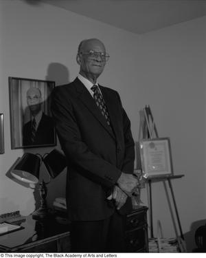 [Photo of Floyd F. Wilkerson in his study #2]