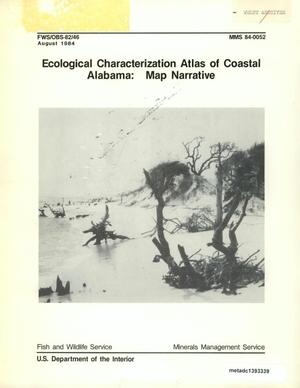 Primary view of object titled 'Ecological Characterization Atlas of Coastal Alabama: Map Narrative'.