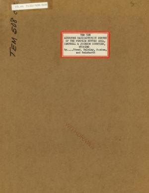 Primary view of object titled 'Airborne radioactivity survey of the Pumpkin Buttes area, Campbell and Johnson Counties, Wyoming'.