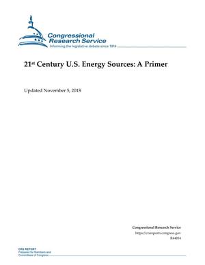 Primary view of object titled '21st Century U.S. Energy Sources: A Primer'.