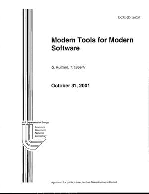 Modern Tools for Modern Software