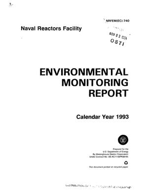 1993 environmental monitoring report for the naval reactors facility