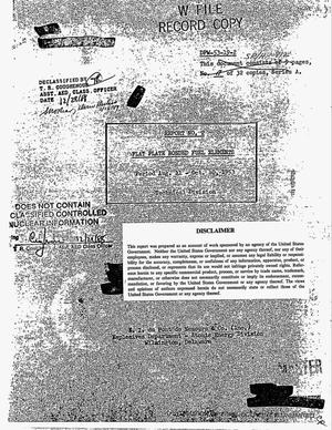 Flat plate bonded fuel elements: Report number 2, 11 August--10 October 1953