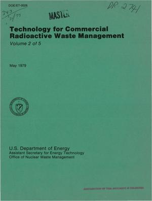 Technology for Radioactive Waste Management, Vol. 2 of 5