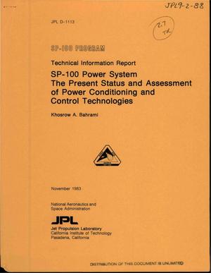 Primary view of object titled 'SP-100 power system, the present status and assessment of power conditioning and control technologies. Technical information report'.
