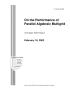 Report: On the Performance of Parallel Algebraic Multigrid
