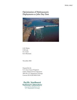 Optimization of Hydroacoustic Deployments at John Day Dam