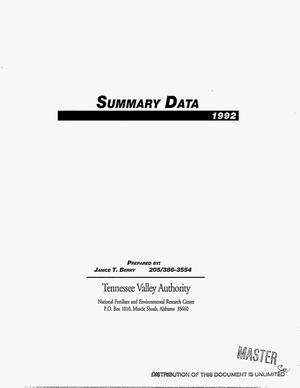 Summary data 1992