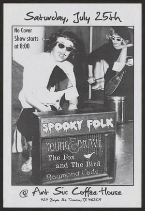 [Spooky Folk, Young & Brave, The Fox and the Bird, Raymond Cade poster]