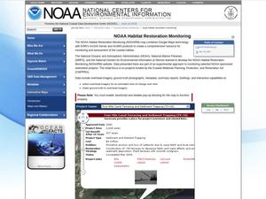NOAA Habitat Restoration Monitoring