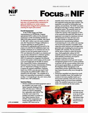 Focus on NIF May 2001