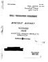Report: Fuels Preparation Department monthly report, November 1960