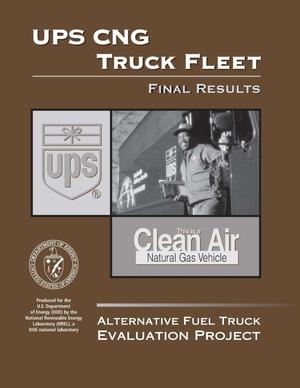 UPS CNG Truck Fleet Final Results: Alternative Fuel Truck Evaluation Project (Brochure)