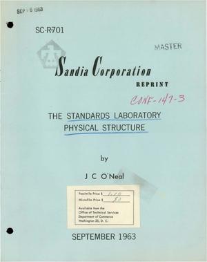The Standards Laboratory Physical Structure