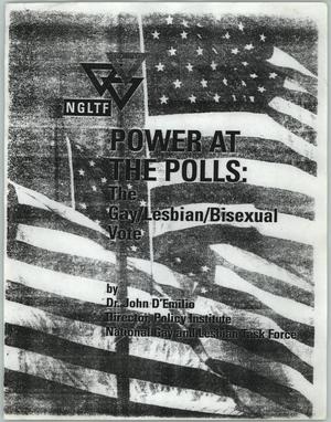 Power At The Polls: The Gay/Lesbian/Bisexual Vote