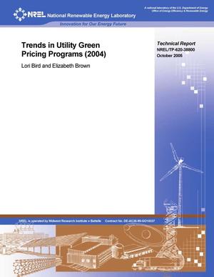 Trends in Utility Green Pricing Programs (2004)