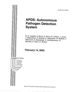 APDS: Autonomous Pathogen Detection System