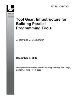 Tool Gear: Infrastructure for Building Parallel Programming Tools