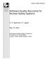 Article: Software Quality Assurance for Nuclear Safety Systems