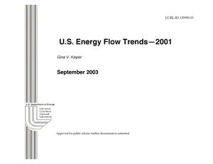 U.S. Energy Flow Trends - 2001
