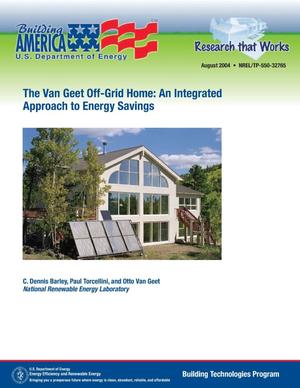 Van Geet Off-Grid Home: An Integrated Approach to Energy Savings
