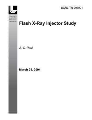 Flash X-Ray Injector Study