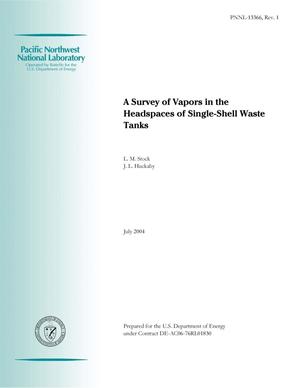A Survey of Vapors in the Headspaces of Single-Shell Waste Tanks