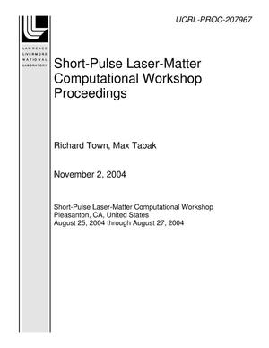 Short-Pulse Laser-Matter Computational Workshop Proceedings