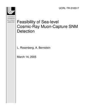 Feasibility of Sea-level Cosmic-Ray Muon-Capture SNM Detection