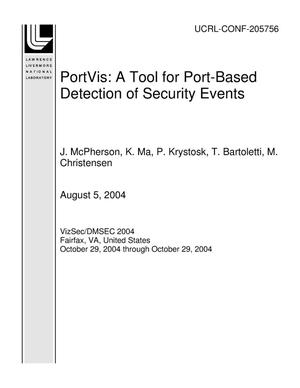 PortVis: A Tool for Port-Based Detection of Security Events