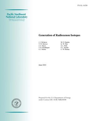 Generation of Radixenon Isotopes