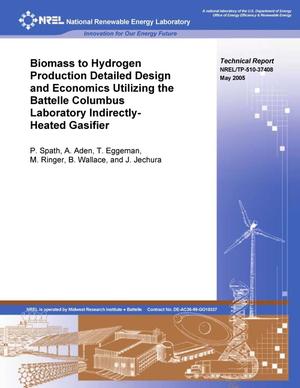 Biomass to Hydrogen Production Detailed Design and Economics Utilizing the Battelle Columbus Laboratory Indirectly-Heated Gasifier