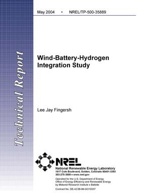 Wind-Battery-Hydrogen Integration Study