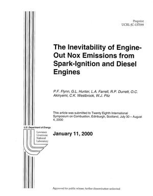 Inevitability of Engine-Out Nox Emissions from Spark-Ignition and Diesel Engines
