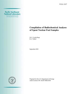 Compilation of Radiochemical Analyses of Spent Nuclear Fuel Samples