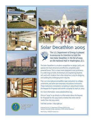 Solar Decathon 2005