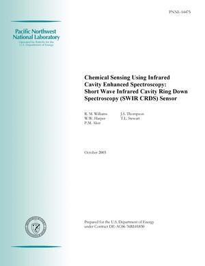 Chemical Sensing Using Infrared Cavity Enhanced Spectroscopy: Short Wave Infrared Cavity Ring Down Spectroscopy (SWIR CRDS) Sensor