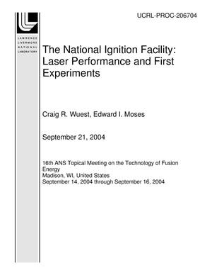 The National Ignition Facility: Laser Performance and First Experiments
