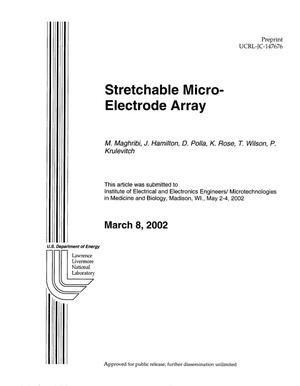 Stretchable Micro-Electrode Array