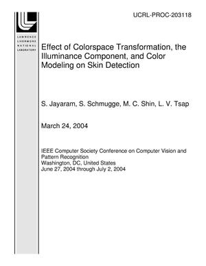 Effect of Colorspace Transformation, the Illuminance Component, and Color Modeling on Skin Detection