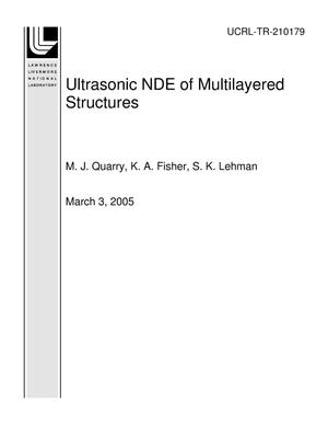 Ultrasonic NDE of Multilayered Structures