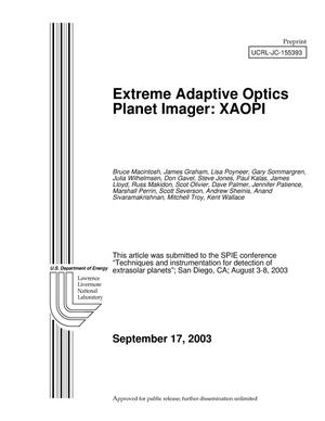 Extreme Adaptive Optics Planet Imager: XAOPI